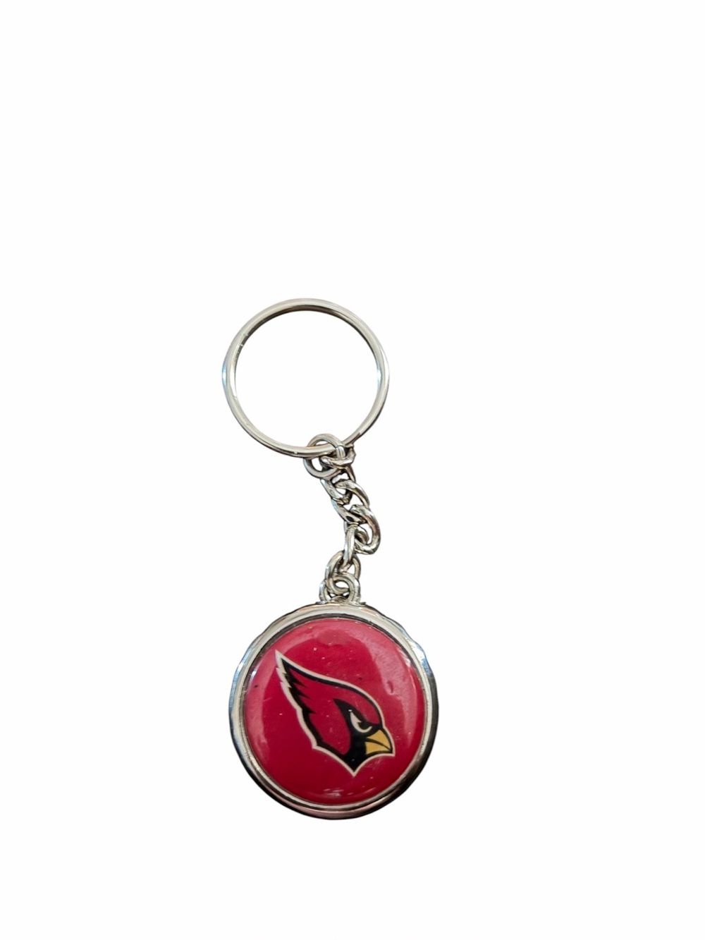 MLB Arizona Cardinals Red and Yellow Round Keychain